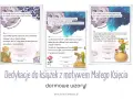 Dedykacja do książki z Małym Księciem. Wzory z cytatami i miejscem na wpisanie życzeń.