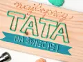 Najlepszy tata na świecie! Urocze laurki dla taty wykonane techniką string art.