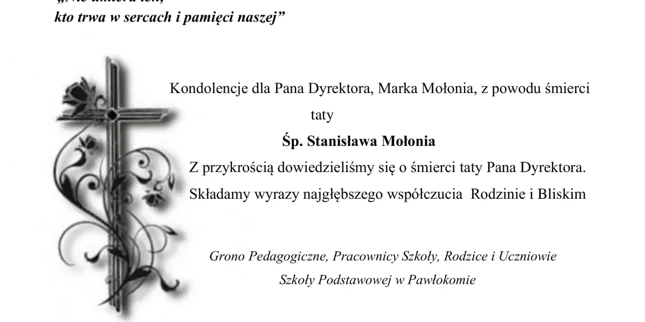Kondolencje dla Pana Dyrektora z powodu śmierci taty. To ważny moment, by wiedzieć, co odpisać na kondolencje. Wyrazy współczucia.
