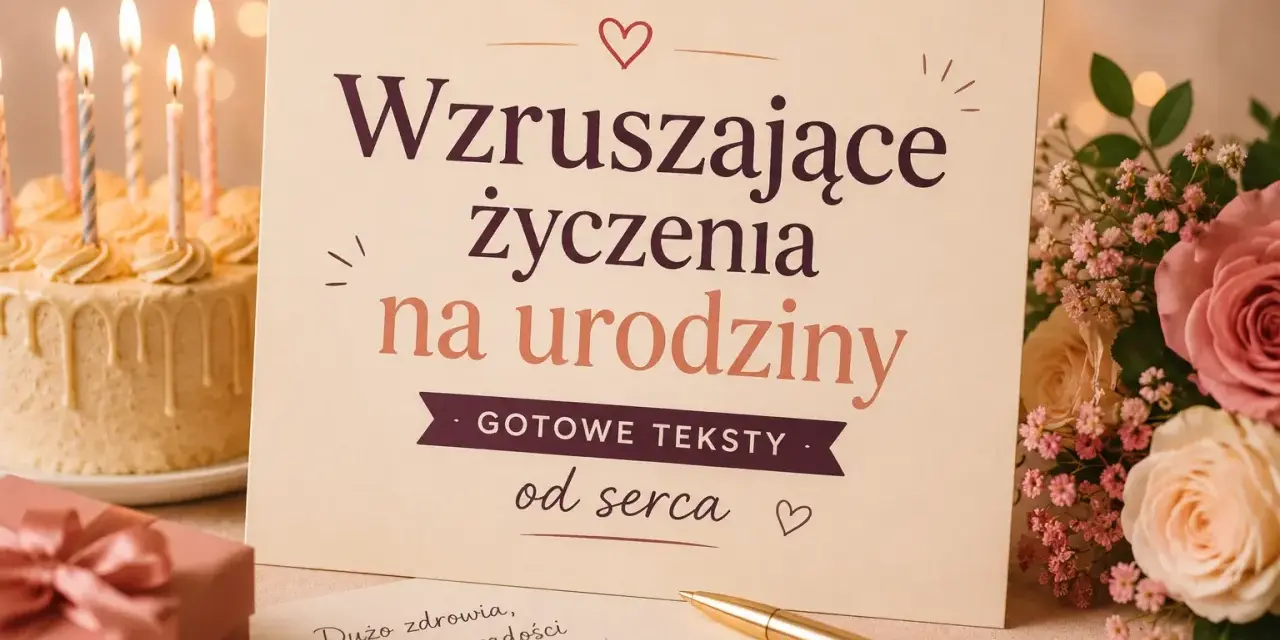 Kochana, wszystkiego najlepszego z okazji urodzin! Wzruszające życzenia na urodziny od serca, z tortem i kwiatami.