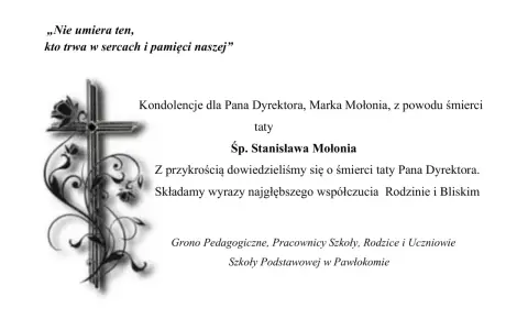 Kondolencje dla Pana Dyrektora z powodu śmierci taty. To ważny moment, by wiedzieć, co odpisać na kondolencje. Wyrazy współczucia.