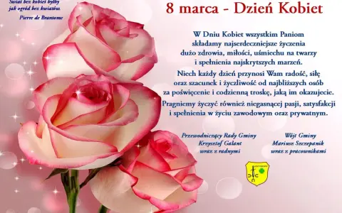 Kwiaty na Dzień Kobiet. Życzenia zdrowia, miłości i spełnienia marzeń dla wszystkich Pań.