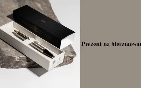 Eleganckie pióro w pudełku, idealny prezent na bierzmowanie.