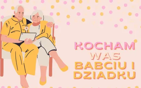 Urocza para seniorów ogląda coś na tablecie. Idealny obrazek na Dzień Babci i Dziadka, kiedy wypada ten wyjątkowy dzień. Kocham Was Babciu i Dziadku!