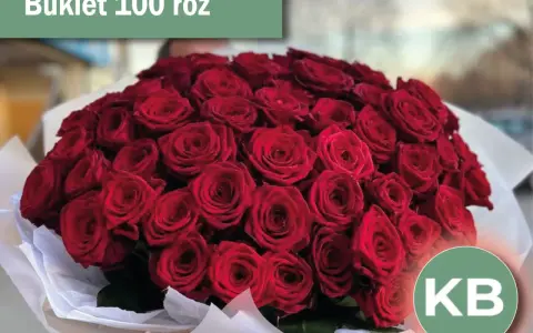 Piękny bukiet 100 czerwonych róż, idealny na lipcowe okazje. Te klasyczne kwiaty w lipcu zachwycają głębokim kolorem.