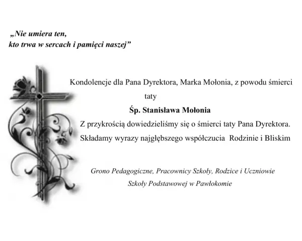 Kondolencje dla Pana Dyrektora z powodu śmierci taty. To ważny moment, by wiedzieć, co odpisać na kondolencje. Wyrazy współczucia.