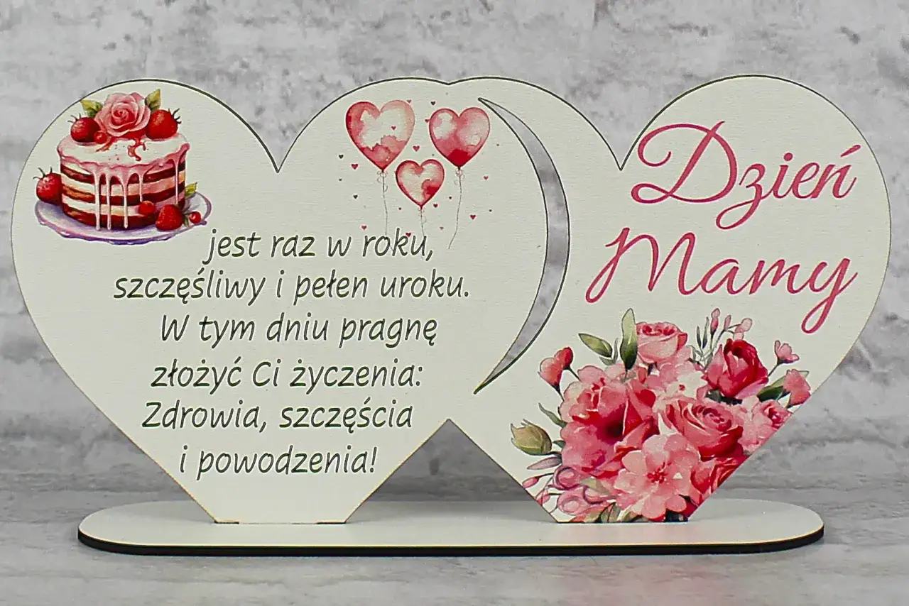 Serce z napisem 