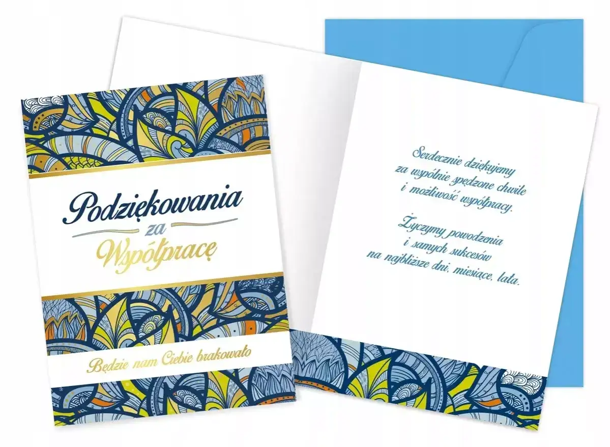 Elegancka kartka z życzeniami 